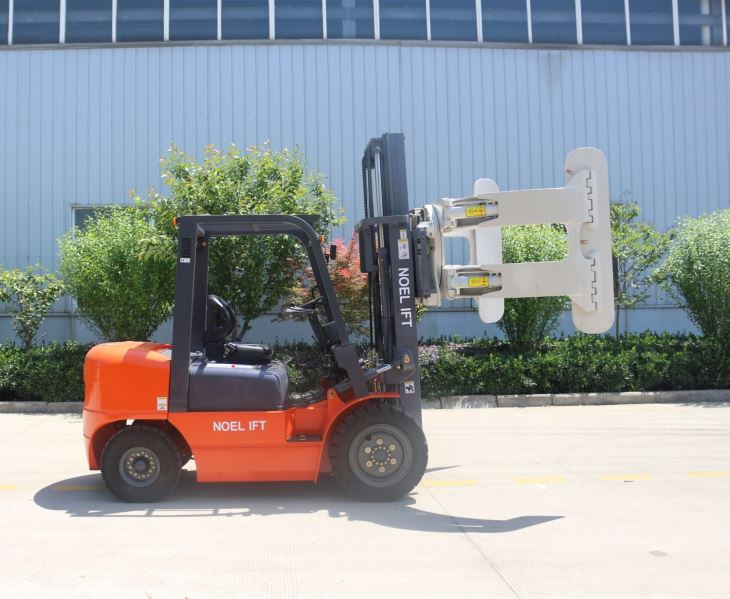gasline Forklift With Bale Clamp Attachment