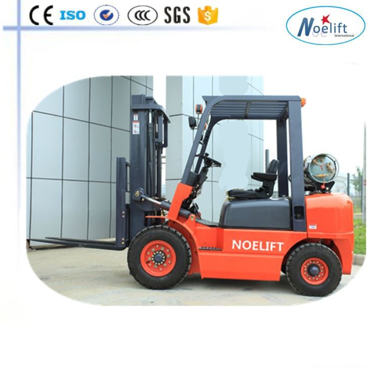 Gasoline LPG Terrain Rough Fork Lifter Truck Forklift