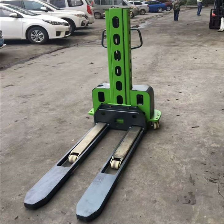 500 Kg Rated Loading Capacity Self Load Electric Stacker factory