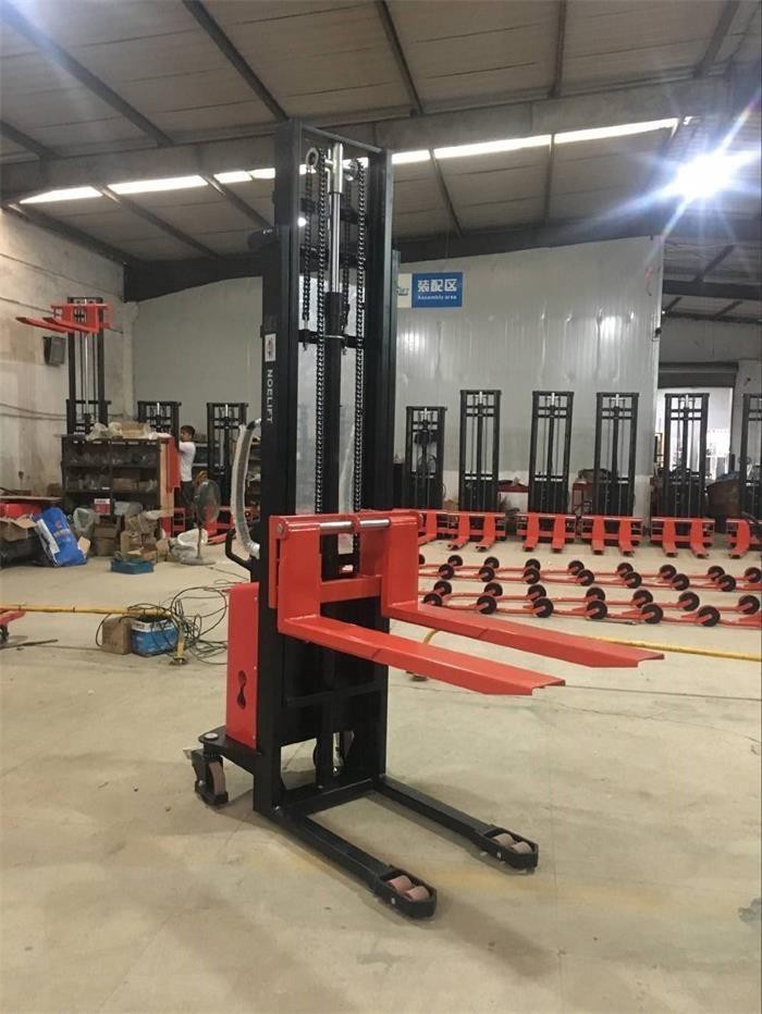 Manual Hand Semi AC Warehouse Semi Electric Pallet Stacker