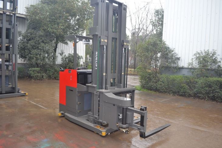 New Design Narrow Aisle Forklift 3-way Pallet Stacker For Sale