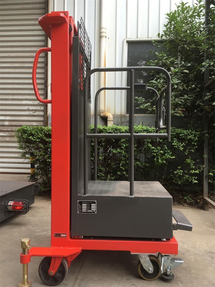 Semi Electric Order Picker Ladders Sydney With Electric Lifting