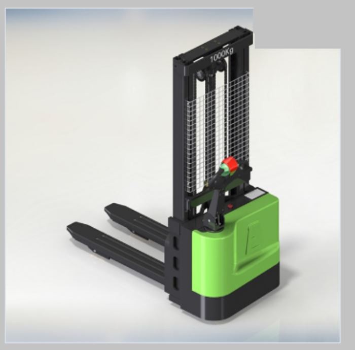 CE 付きウォーキー電気パレット スタッカー