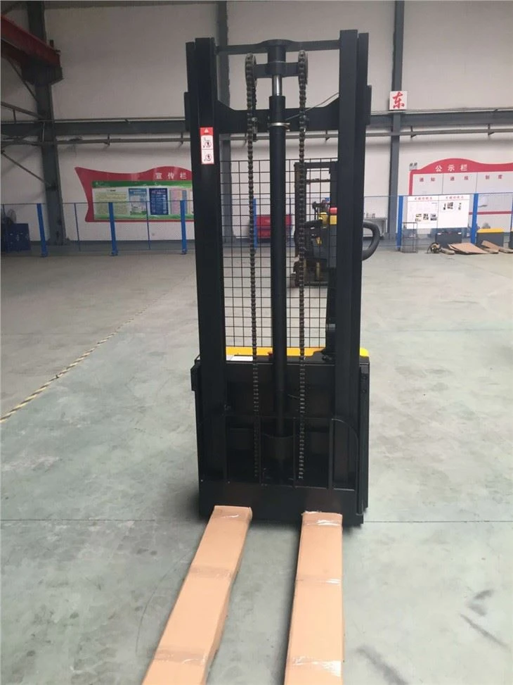 New 1000kg 1500kg Self-loading Stacker Electric Reach Stacker Manufacturers