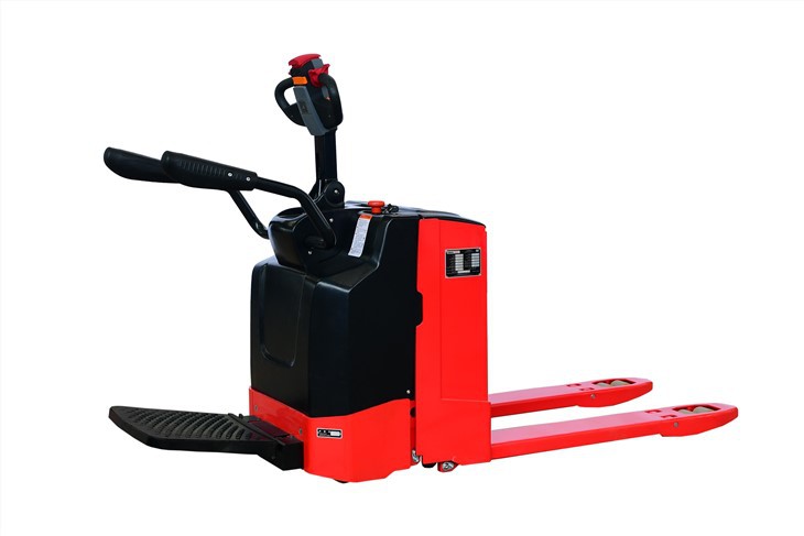 スタンドオン型工場倉庫用2000kg電動パレットトラック