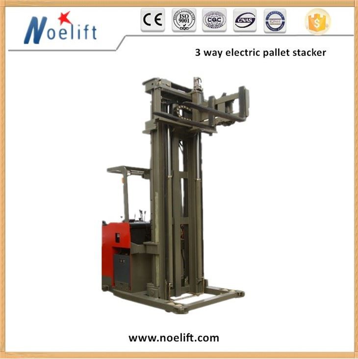 1トン三方狭通路電動フォークリフト