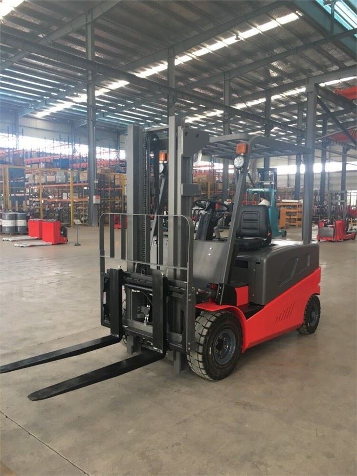 3500 kg 3 m Duplex Mast Electric Counterbalance Forklift Truck